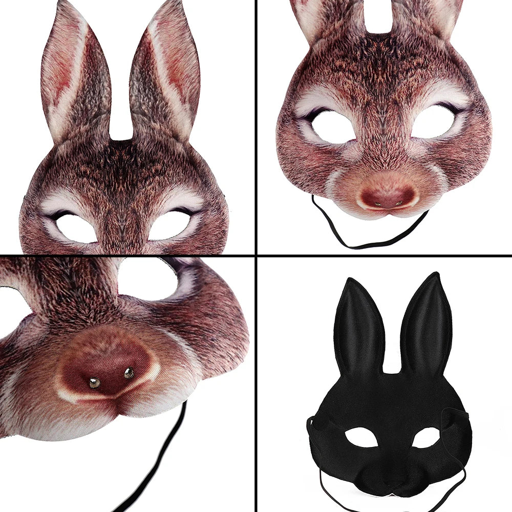 Ferocious Dark Brown Full Face Wolf Mask - Image 4