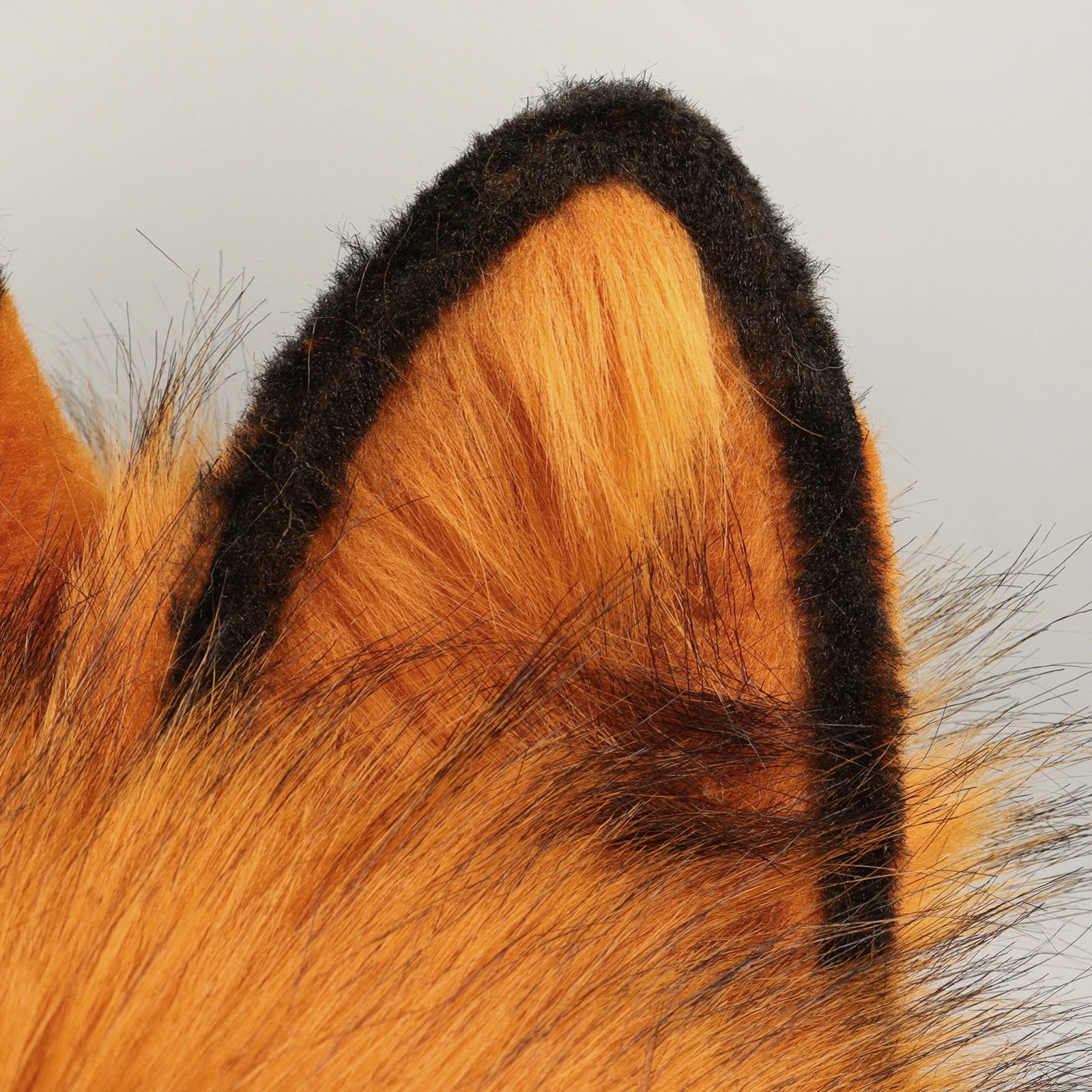 Realistic Black and White Fox Mask with Yellow Eyes - Image 5