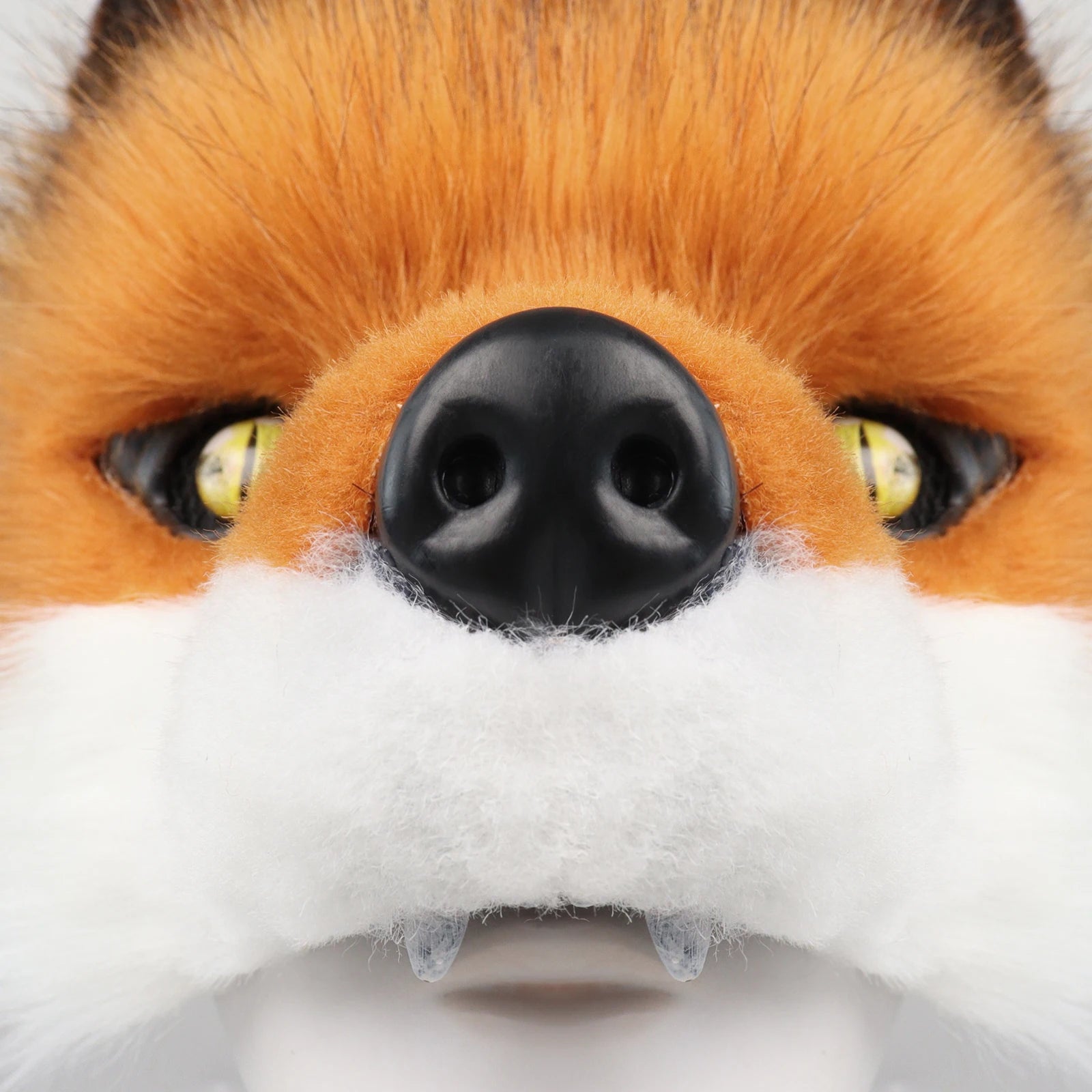 Realistic Brown Faux Fur Fox Costume Mask - Image 4